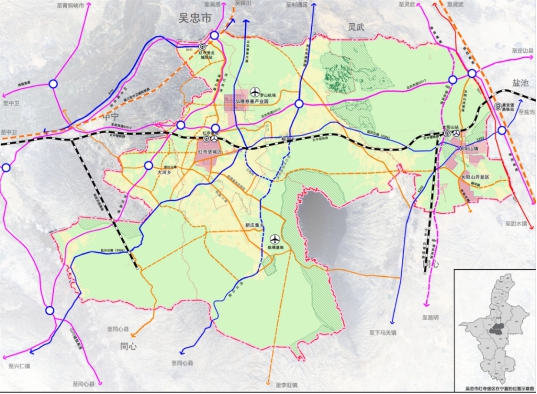 吴忠市乡镇区域图图片